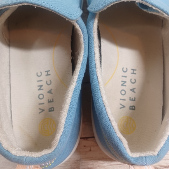Vionic Beach Marshall Orthotic Insole Blue Canvas Women's Size 8.5 or 8 1/2 - Picture 12 of 12